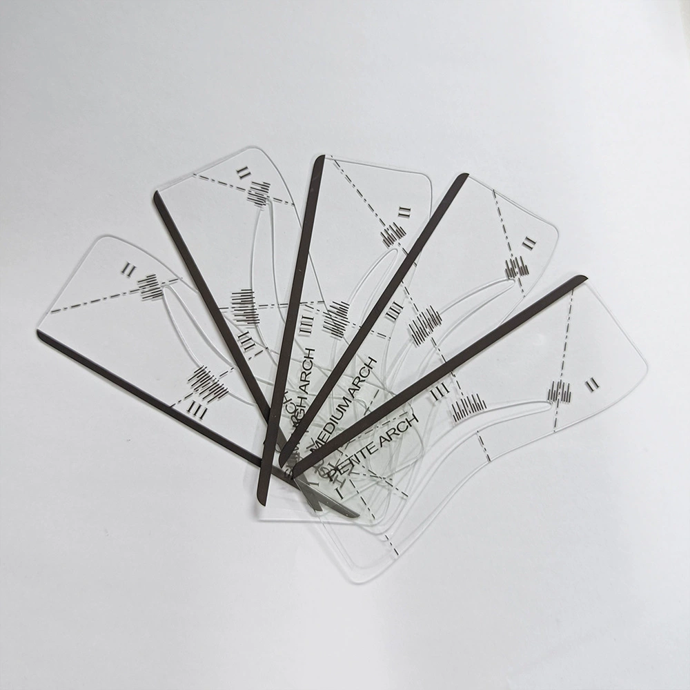 Трансграничные горячие продажи 5 прозрачный гибкий клей карта для бровей ленивая карта для бровей вспомогательный артефакт наклейка для бровей инструмент для красоты бровей