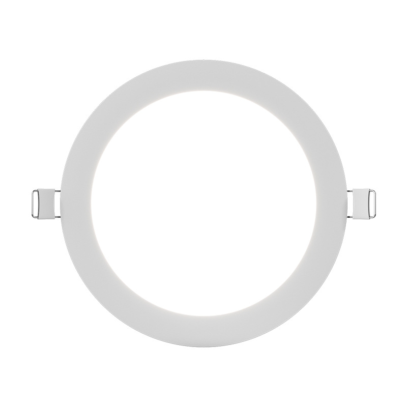 Ultra-delgada LED redondo downlight incrustado lámpara de panel sala de estar dormitorio tienda luz de techo anti-deslumbrante image 6