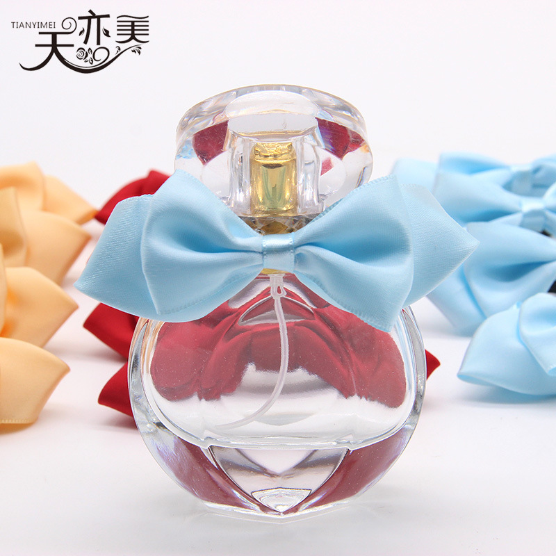 Tianyi Mei al por mayor botella de perfume/botella de vino/Embalaje de regalo decorativo pajarita Arco de la cinta hecha a mano