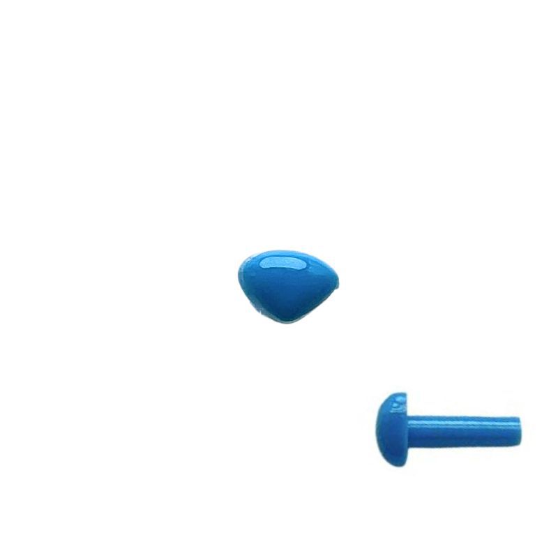 Triángulo nariz pie recto mango recto nariz poke lana fieltro giro palo DIY hecho a mano accesorios de la muñeca