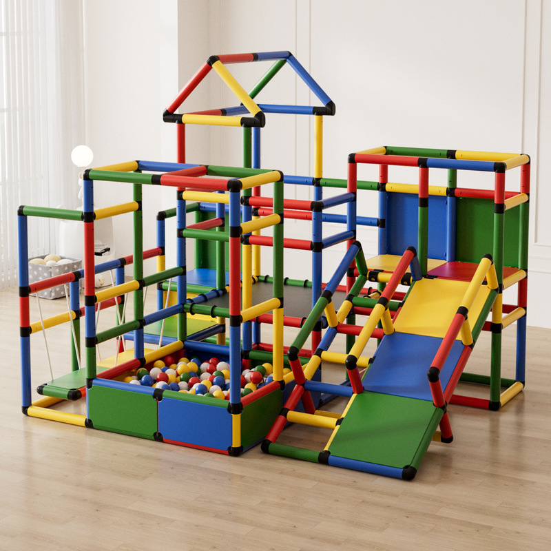 Tongyu DIY Pipe Kidsren's Indoor Climbing Frame Intelligent Multi-Functional Sensory Training Versatile Climbing Frame Slide Tongyu DIY Pipe Kidsren's Indoor Climbing Frame Intelligent Multi-Functional Sensory Training Versatile Climbing Frame Slide