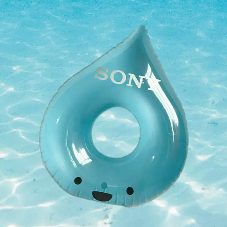 厂家定制 PVC充气水滴游泳圈 成人水上浮圈腋下圈 吹气水泡圈