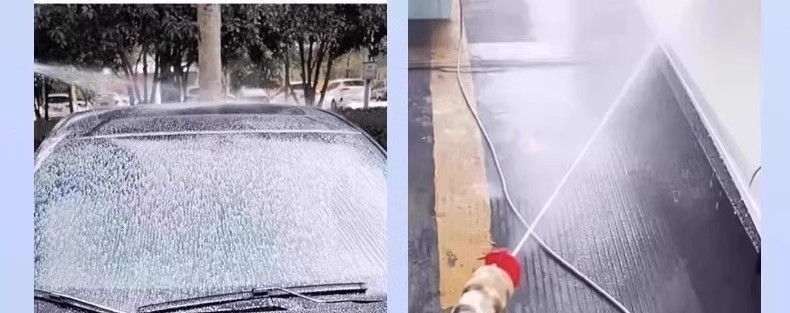 Lithium-ion battery-powered high-pressure washer for home use, wireless car washer, car washing tool, high-pressure water gun, lithium-ion battery-powered sprayer