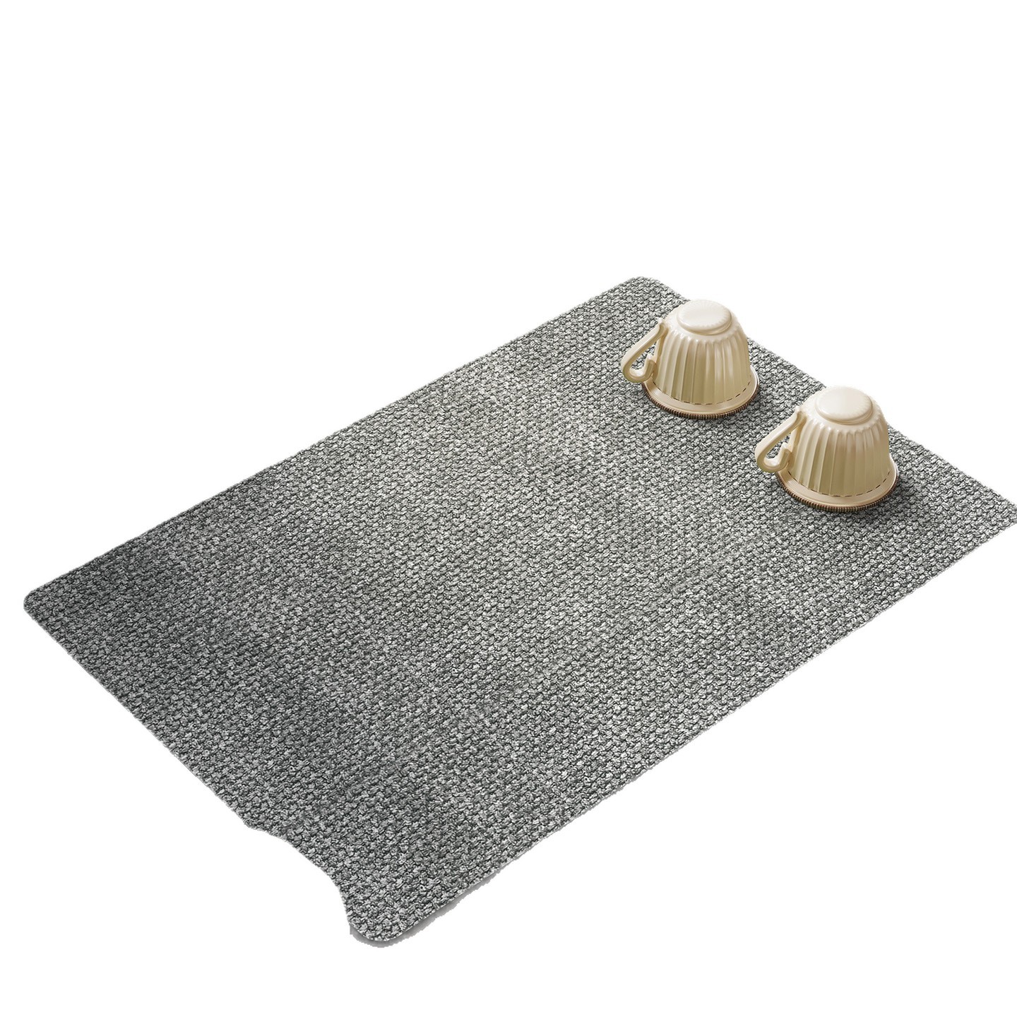 cocina drenaje de agua de cocina de barro de algas de absorción de agua de encimera esterilla antideslizante de secado rápido lavabo anti-splash esterilla de taza de corte