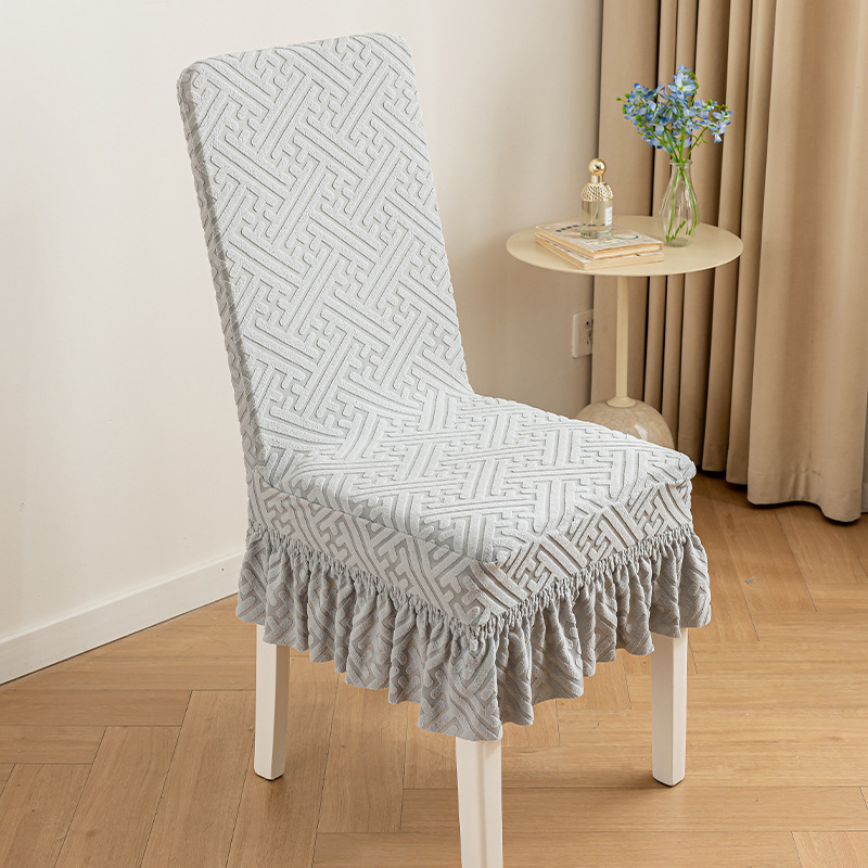 Cubierta de asiento elástico espesa esponja cojín integral cuatro estaciones general simple asiento de mesa de comedor cubierta de asiento cojín de invierno