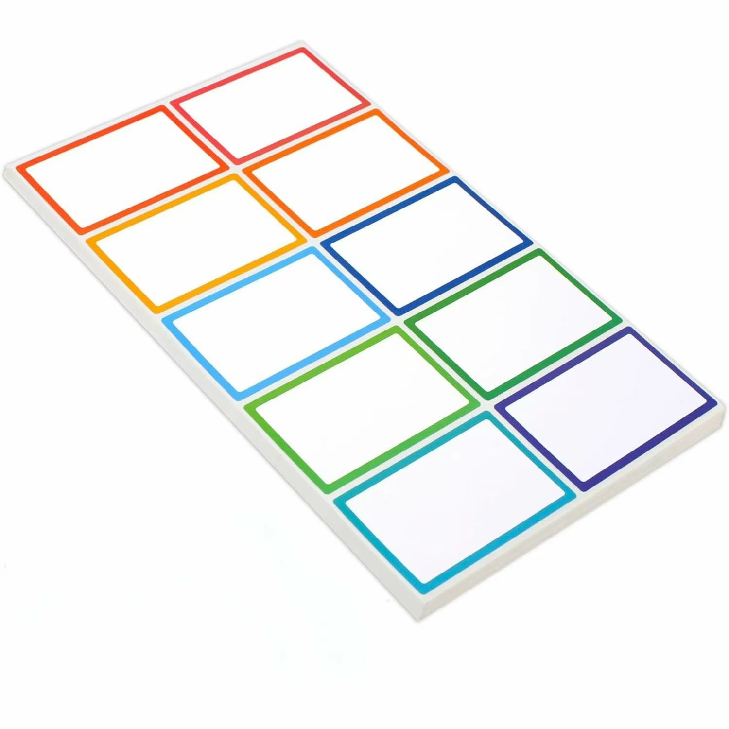 Многоцветные самоклеящиеся этикетки для имен, именных бирок, маркировки папок и документов для офиса