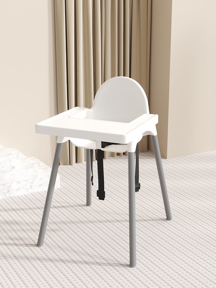 Baby Dining Chair Plastic Simple Baby Eating Stool Small Dining Table and Chair Home 2 Backrest Kidsren's Chair 3 Years Old and Above