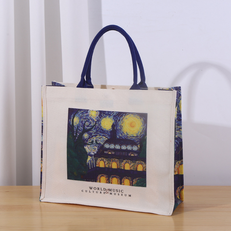 立体帆布包定 制 飘带款托特包定 做商务立体袋单肩加厚帆布袋