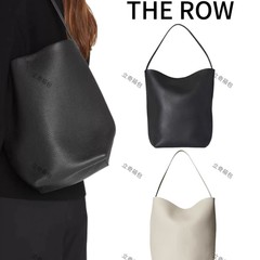 【現物】THE ROWバケツバッグ本革ライチ柄大容量ショルダーバッグ