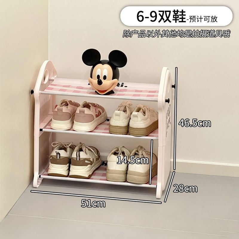 靴ラック、シンプルな収納ラック、家の玄関の小さな靴キャビネット、寮の多層折りたたみ靴の玄関収納アーティファクト|undefined