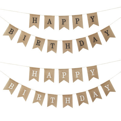 Feliz cumpleaños Burra bandera happybirthday bebé niños fiesta de cumpleaños tela bandera