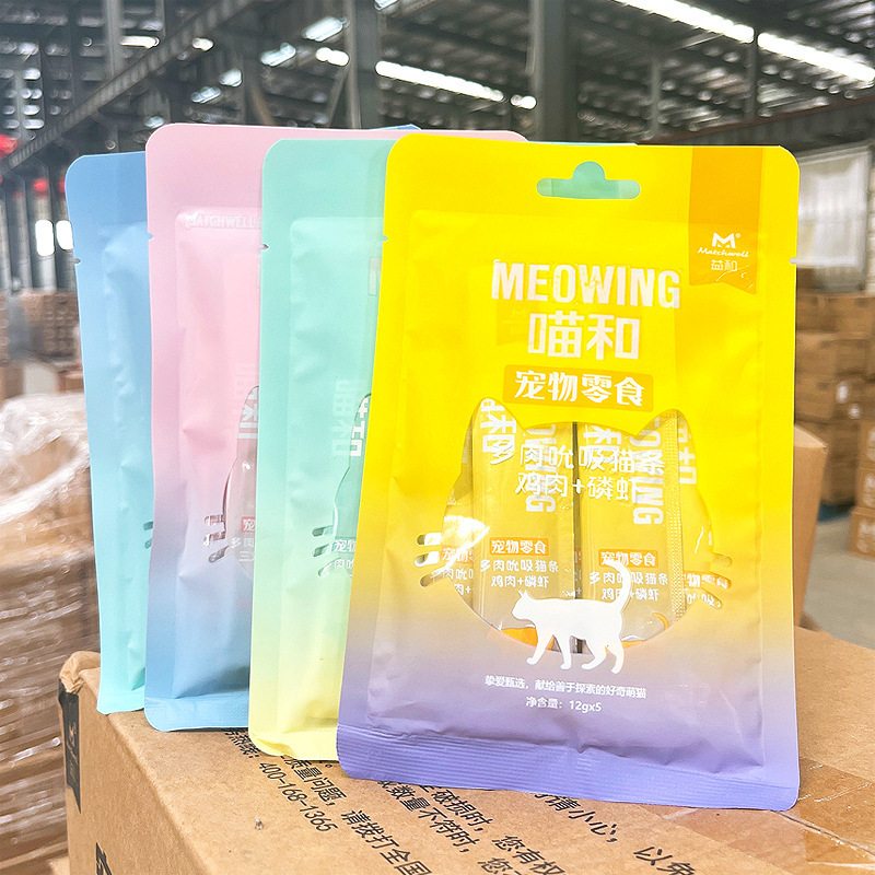 Yihe Cat Snacks Meow and Cat Strips Fertilized Fluid Cat Snacks Nutritional Added Cat Hair Wet Food Package Cheeks Cat Mixed Cat Food Yihe Cat Snacks Meow and Cat Strips Fertilized Fluid Cat Snacks Nutritional Added Cat Hair Wet Food Package Cheeks Cat Mixed Cat Food