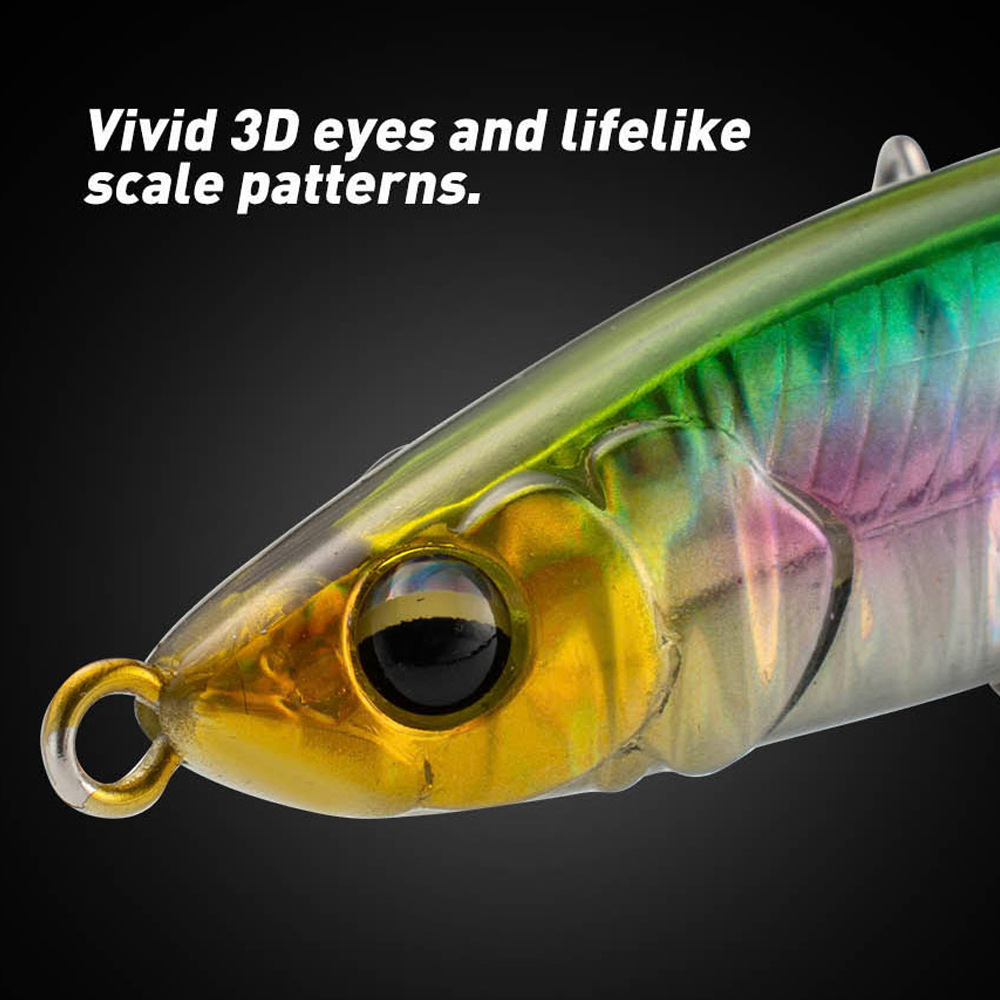 Tiro largo Luya lápiz peludo cebo falso Snipe rebordear pez bajo deforme pez Kui Bahía blanca lápiz sumergido 9,5 cm