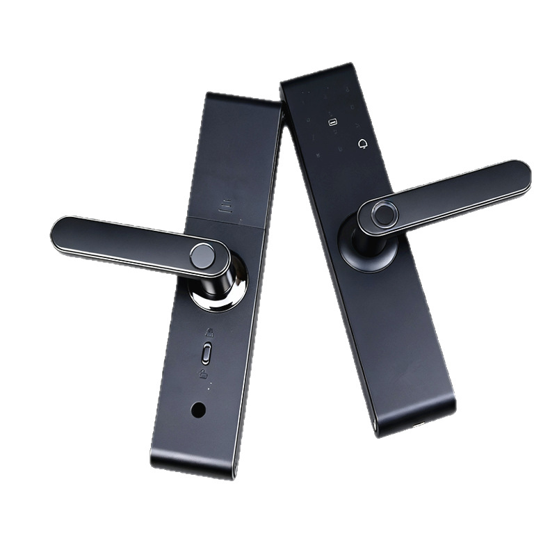 Cerradura Electrónica de Huella Dactilar WiFi Tuya de Aleación de Aluminio con Contraseña para Puerta Interior y Oficina