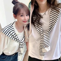 【严选】白色条纹小披肩针织高级感女韩版外搭装饰防晒搭肩坎肩潮