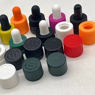 New in stock: 18 teeth anti-theft screw cap plastic head screw cap middle ring plastic bottle cap child safety cover