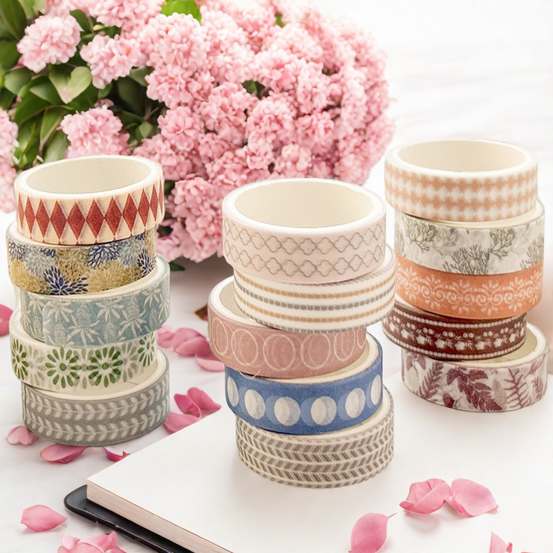 Like Water Time Series Journal Tape Set Decorative Materials Journal Tape Washi Tape Stickers Wholesale