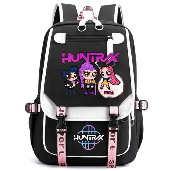 O Backpack/Black and White Witch Hunters 06