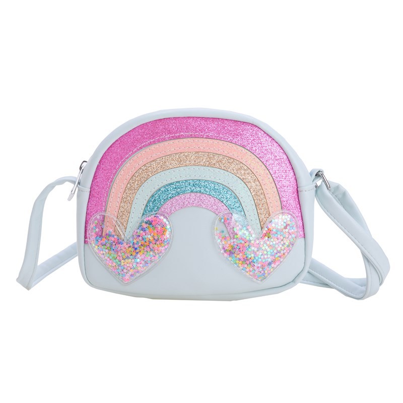 Japón para hombres y mujeres bolsas de hombro de dibujos animados lindos arco iris amor mochila para niños 2025 comercio exterior nuevo bolsas para niños
