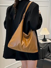 2025新款百搭子母包秋冬饺子包单肩斜挎包包女大容量复古简约跨境