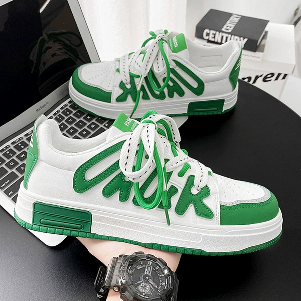 60 white green