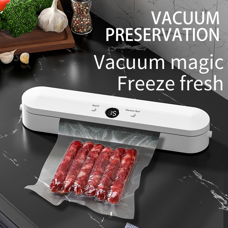 Cross-border vacuum preservation machine automatic food vacuum small sealing machine household dry and wet plastic vacuum preservation machine Cross-border vacuum preservation machine automatic food vacuum small sealing machine household dry and wet plastic vacuum preservation machine
