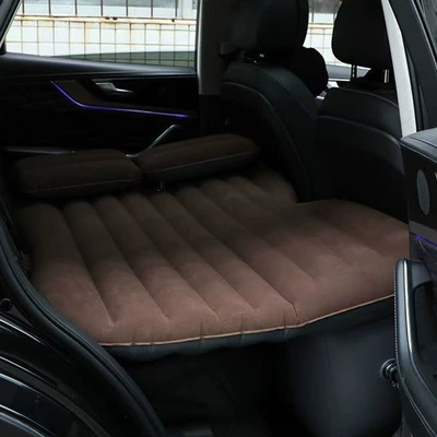 Vehicle-mounted inflatable bed seat mattress, flocking, easy to store