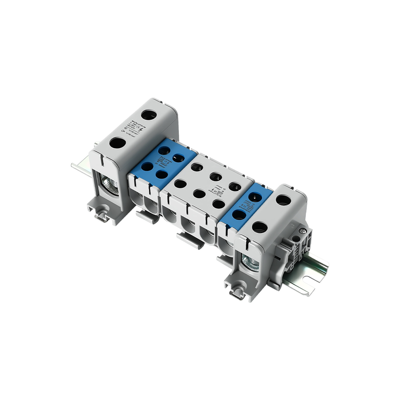 Caja de conexiones de riel HT terminal de conexión de riel de guía una entrada múltiple conector rápido línea cero fila de línea de división Haiyan image 6