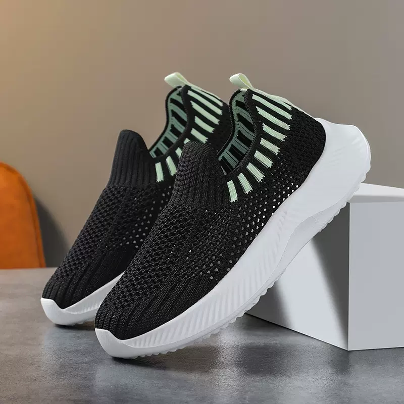 跨境潮童休闲童鞋2025夏季鞋子新款脚蹬镂空单网鞋儿童运动鞋