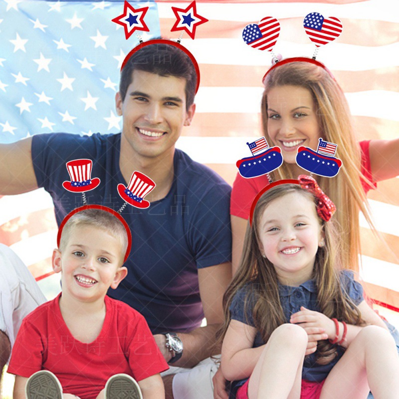 Nuevos productos Decoración del Día de la Independencia de los Estados Unidos 4 de julio Bandera Decoración del Día de la Independencia Bandera