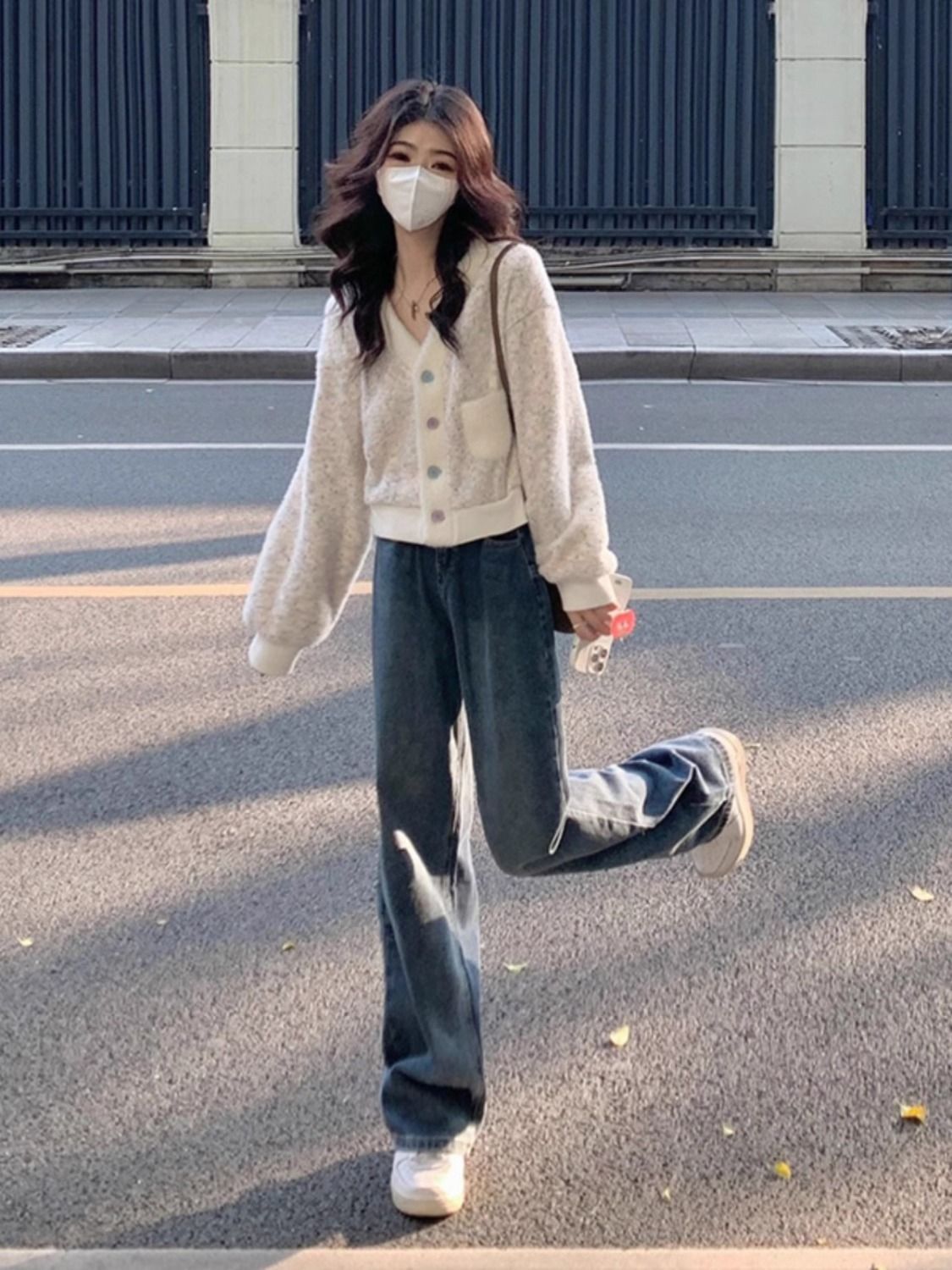 深冬装搭配一整套微胖女2025款感又a又飒小香风毛衣圣诞套装