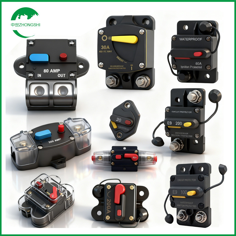Car Rv Yacht Circuit Breaker Recoverable Car Audio Power Fuse Holder Manual Fuse Switch Car Rv Yacht Circuit Breaker Recoverable Car Audio Power Fuse Holder Manual Fuse Switch