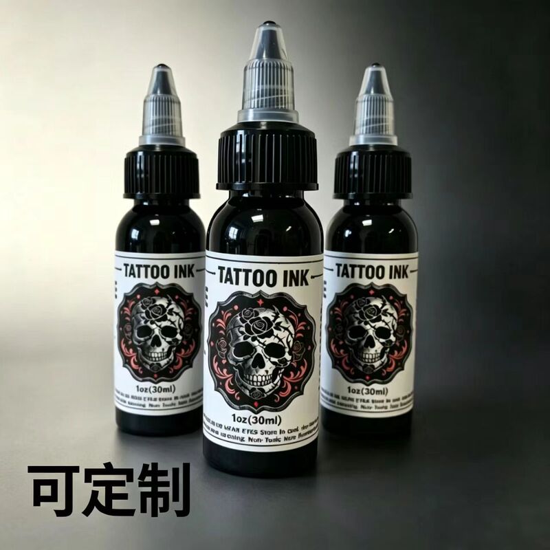 Tattoo ink is easy to apply, tattoo pigment for outlining and shading, ink manufacturer wholesale