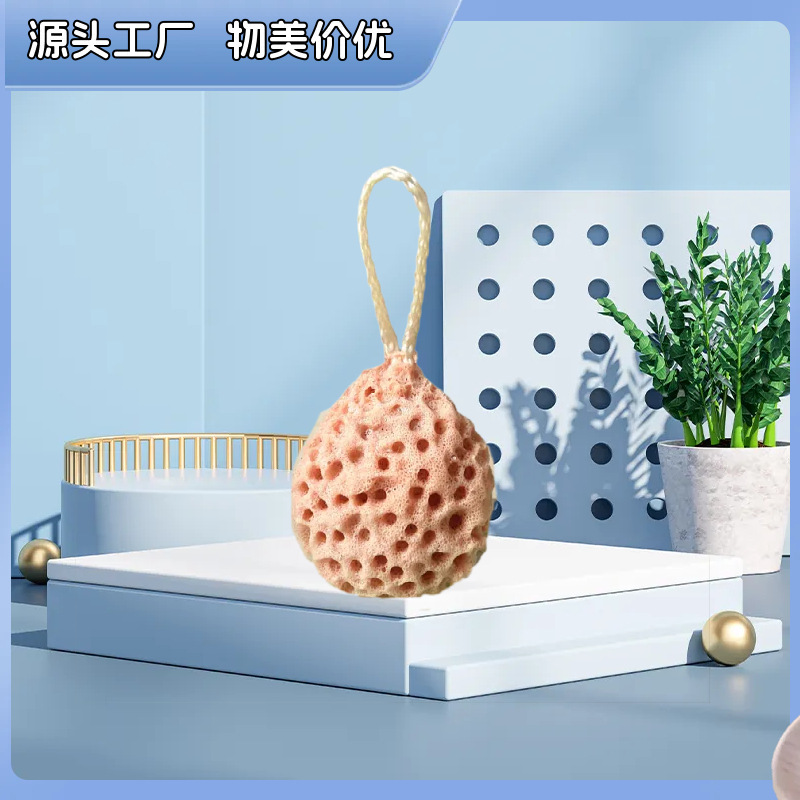 Esponja de baño grande estilo japonés con forma de panal, esponja súper suave, esponja de baño bonita para niños, esponja exfoliante agradable para la piel.