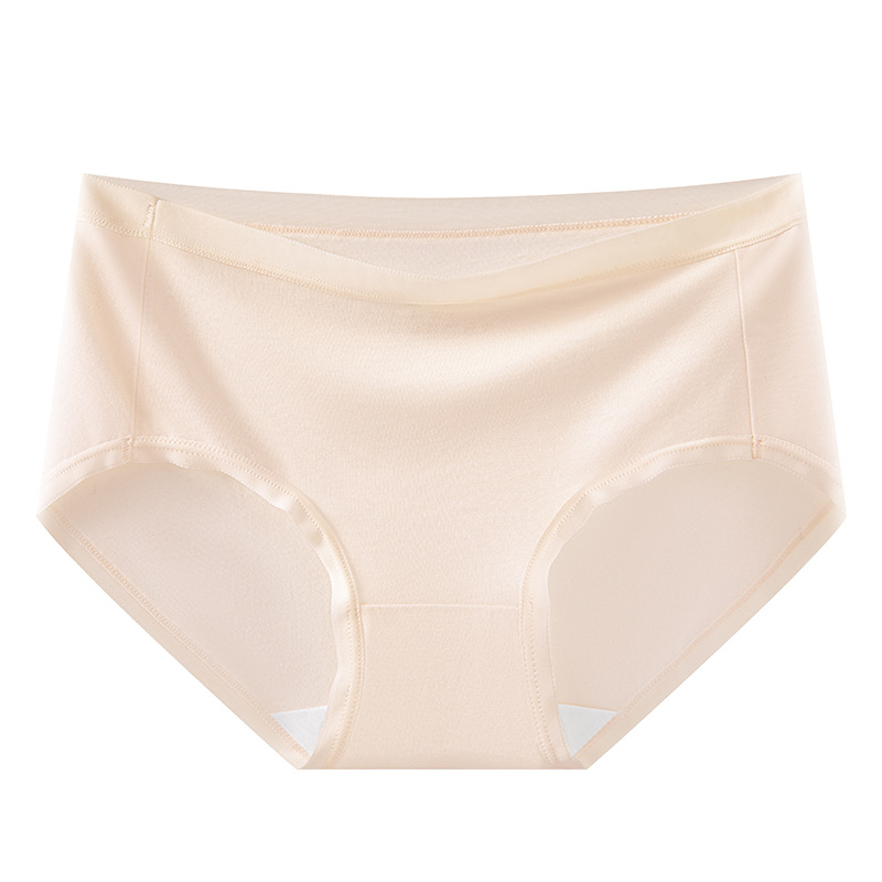 Bragas modales para niñas entrepierna de algodón puro 10A entrepierna antibacteriana cadera cintura media sin costuras calzoncillos de mujer absorbentes y transpirables