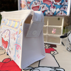 Cute Doraemon Pencil Case with Ins Style Cartoon Blue Fat Guy High-Quality Student Waterproof Large Capacity Storage Bag for Students