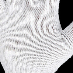 700克燈罩棉紗手套勞保耐磨棉線手套加厚白防滑修車工地工作搬運