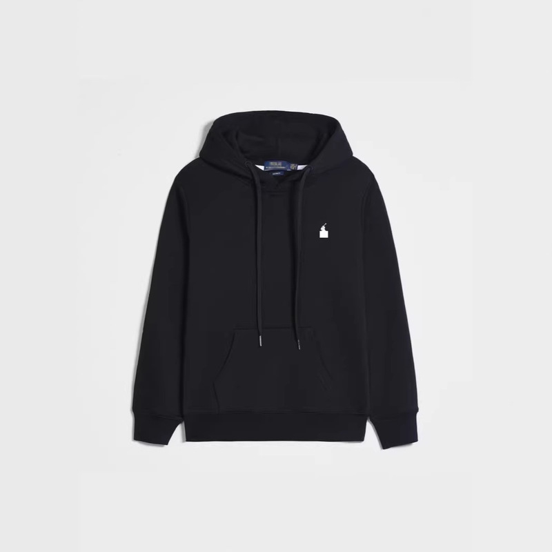 Ralph Lauren Jacket Autumn and Winter Fleece-Lined Long-Sleeve Men's Casual Embroidered Pony Logo Zip-Up Sweatshirt Trendy Brand