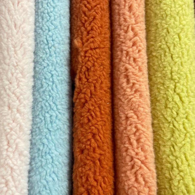 600g de lana de alpaca de grano de trigo tejido de terciopelo engrosada de Cachemira cálido suéter abrigo bufanda de tela de felpa