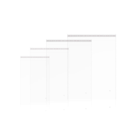Wholesale clothing packaging bag transparent plastic self-sealing bag 5 silk 30*40 self-adhesive opp self-adhesive bag