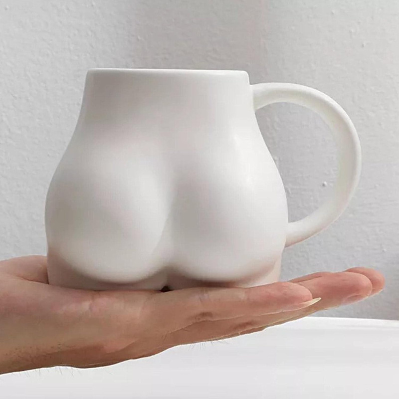 Insお尻カップ創意豊尻カップ純色陶磁器マグカップコーヒーカップ|undefined