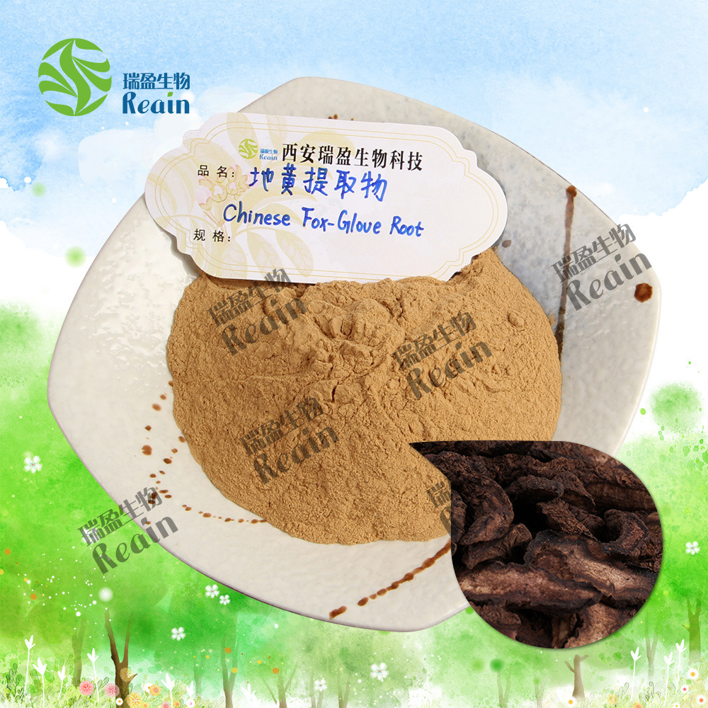 Supplying prepared Rehmannia glutinosa extract, Rehmannia glutinosa extract, prepared Rehmannia glutinosa extract 10:1, large quantity of prepared Rehmannia glutinosa powder is preferred.