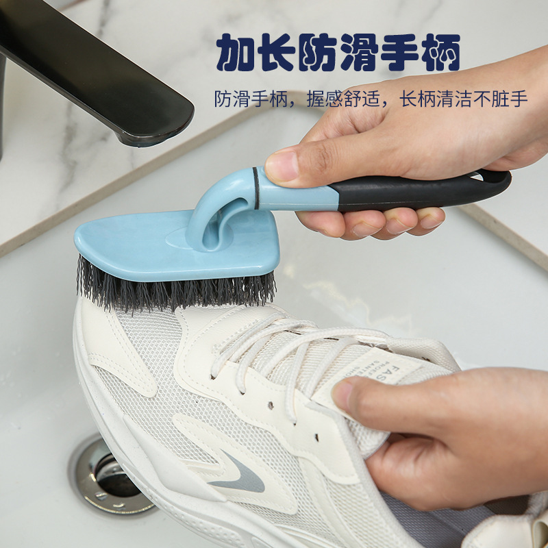 Floor brush bristle floor brush bathroom toilet wall tile cleaning brush long handle floor brush crevice brush
