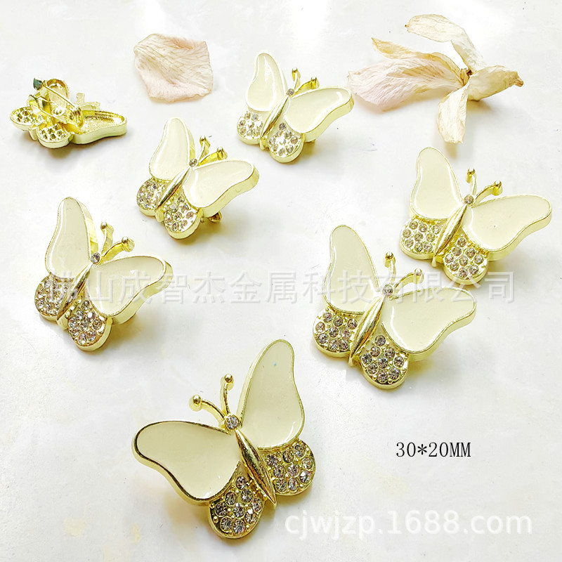 Butterfly Brooch Pin, Butterfly Brooch Pin, Flower-Filled Cheongsam, Tang Suit, Han Dynasty Accessories, Clothing Buckle