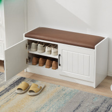 实木换鞋凳家用门口可坐可收纳长条凳入户穿鞋凳北欧鞋柜坐凳一体
