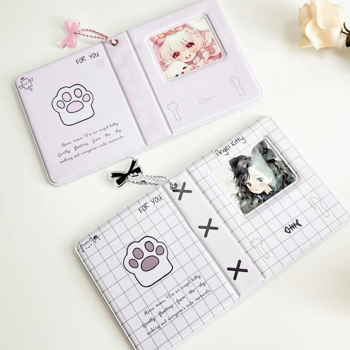 Original ballet butterfly bow lace gentle cute pink 3-inch instant camera photo album without attribute card album