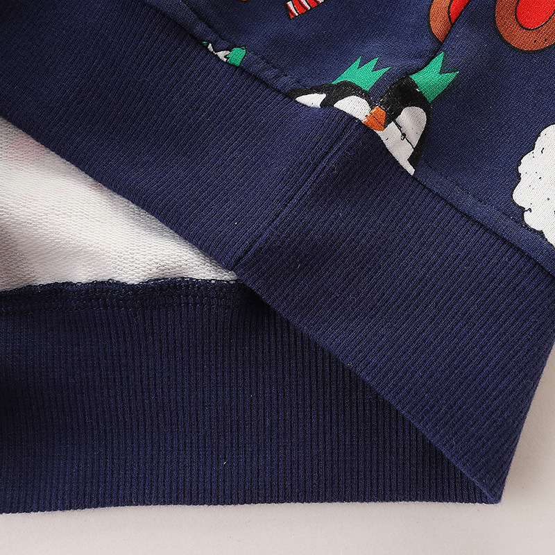 Otoño aostabetty nuevo suéter de los niños europeos y americanos estilo suéter de Navidad camiseta