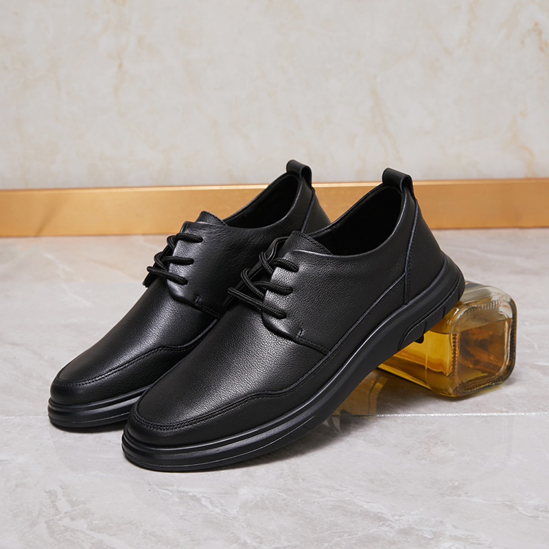 Men's comfortable breathable casual leather shoes_voghion.com