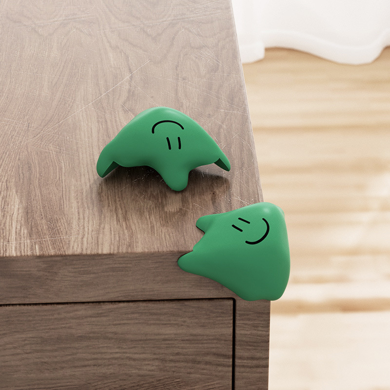 Animales transfronterizos Conejo Silicona Esquina de mesa Esquina de protección Esquina anticolisión Esquina anticolisión para niños Equipo de protección de seguridad para bebés