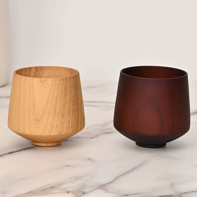 Integrated origin and supply, creative big belly cup, Chinese style insulated wooden cup, universal wooden water cup, large quantity, plus can be discussed